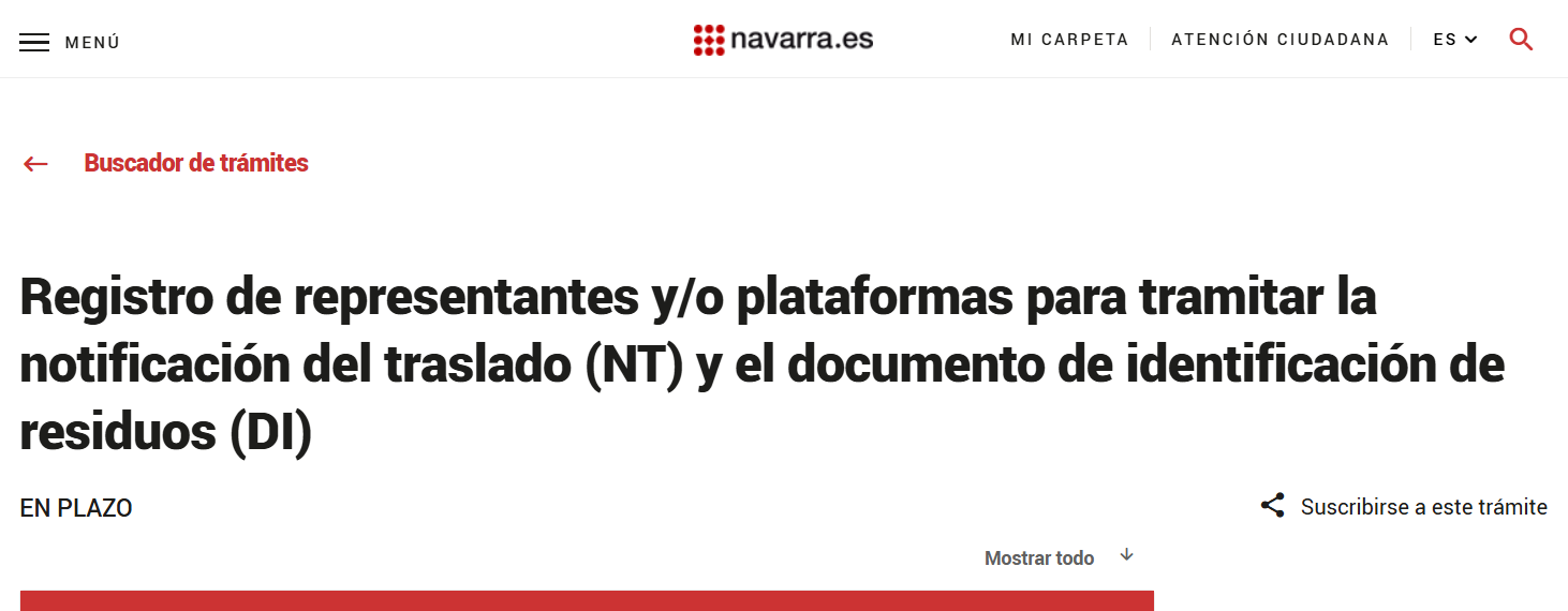 Cómo acceder y gestionar residuos en la Plataforma de Residuos de Navarra